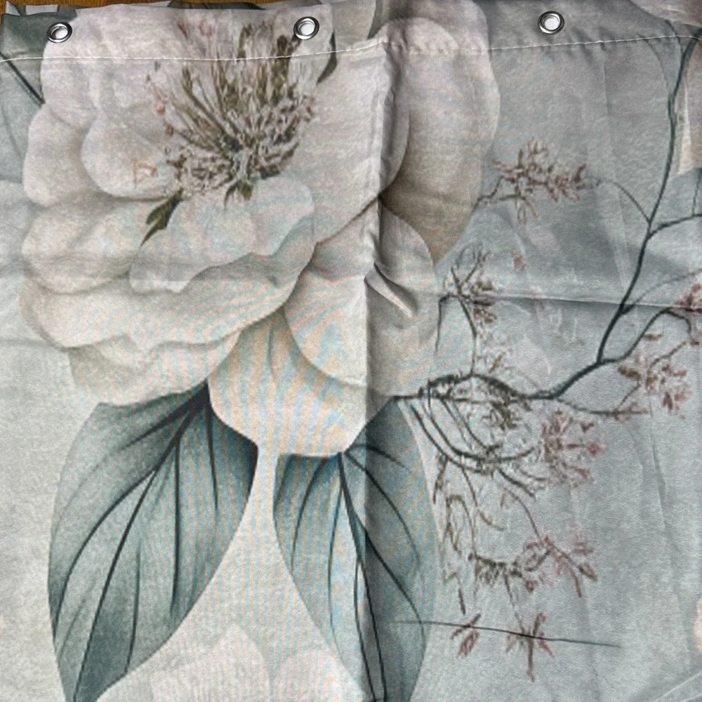 Floral Shower Curtain in Soft Colors